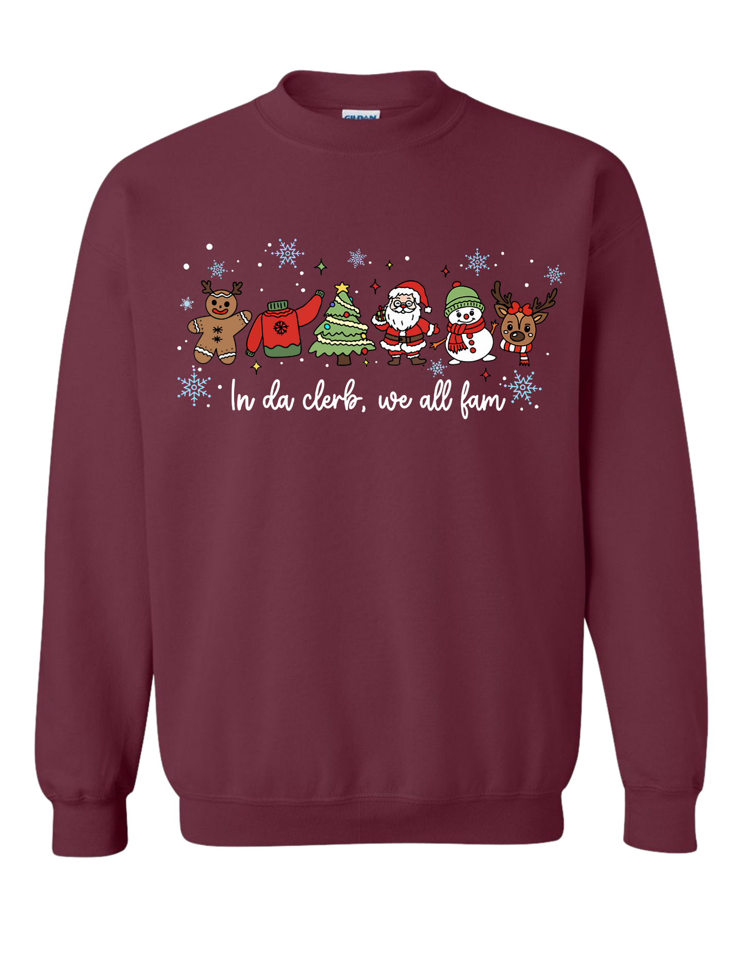 In Da Clerb, We All Fam Crewneck