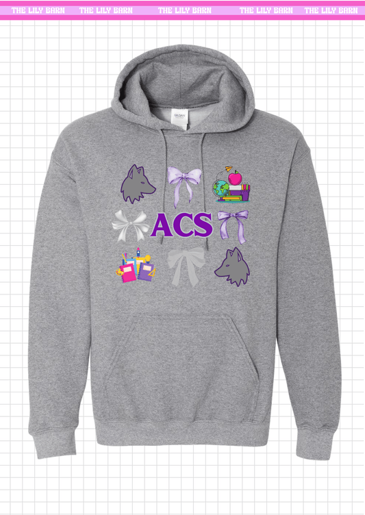 ACS Coquette Bow Hoodie