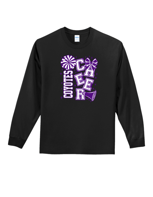 Coyotes Staggered Cheer Long Sleeve