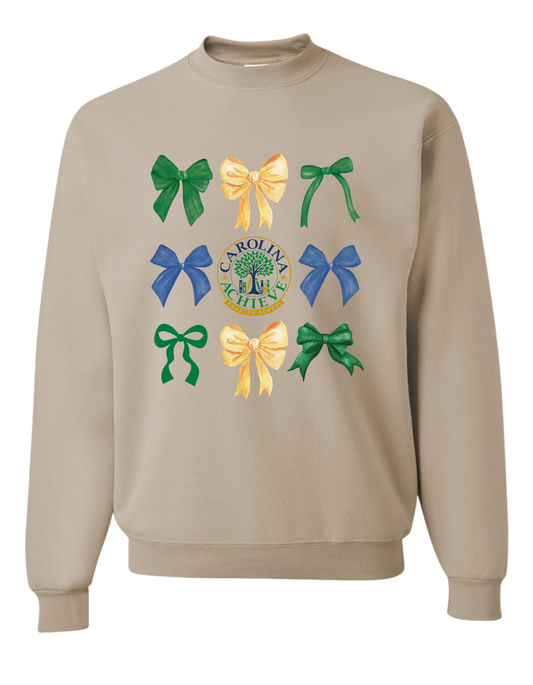 Carolina Achieve Coquette Bow Crewneck