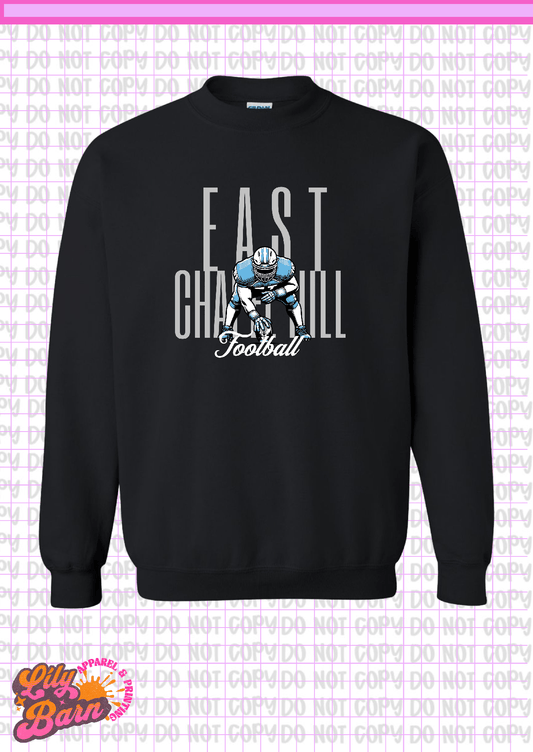 East Chapel Hill Football Stance Crewneck
