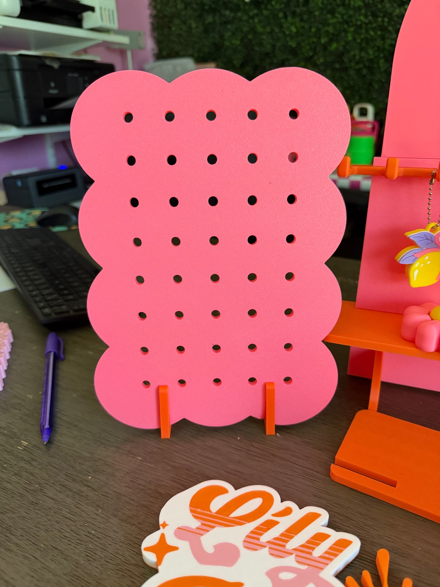 Rectangle Scalloped Peg Board