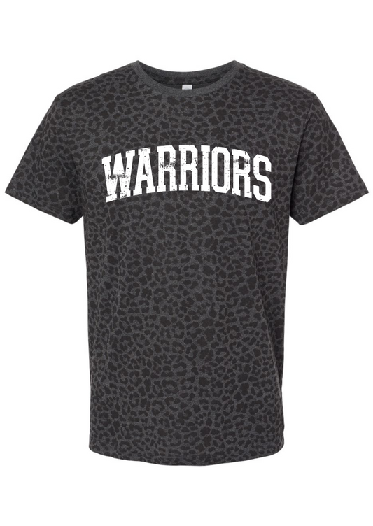 Warriors Grunge Leopard T-Shirt