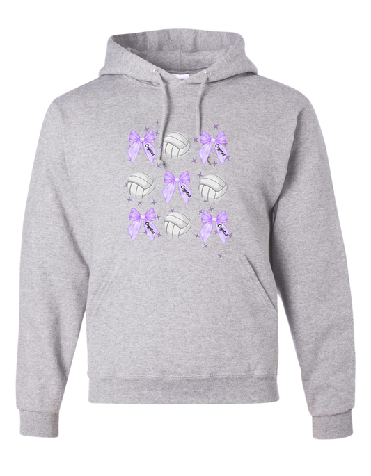 Coyotes Coquette Bow Volleyball Hoodie