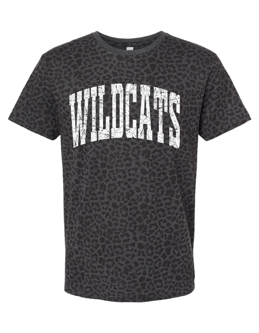Wildcats Black Leopard T-Shirt