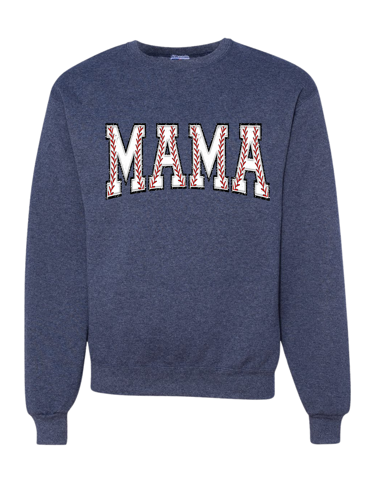 Mama Baseball Letter Crewneck
