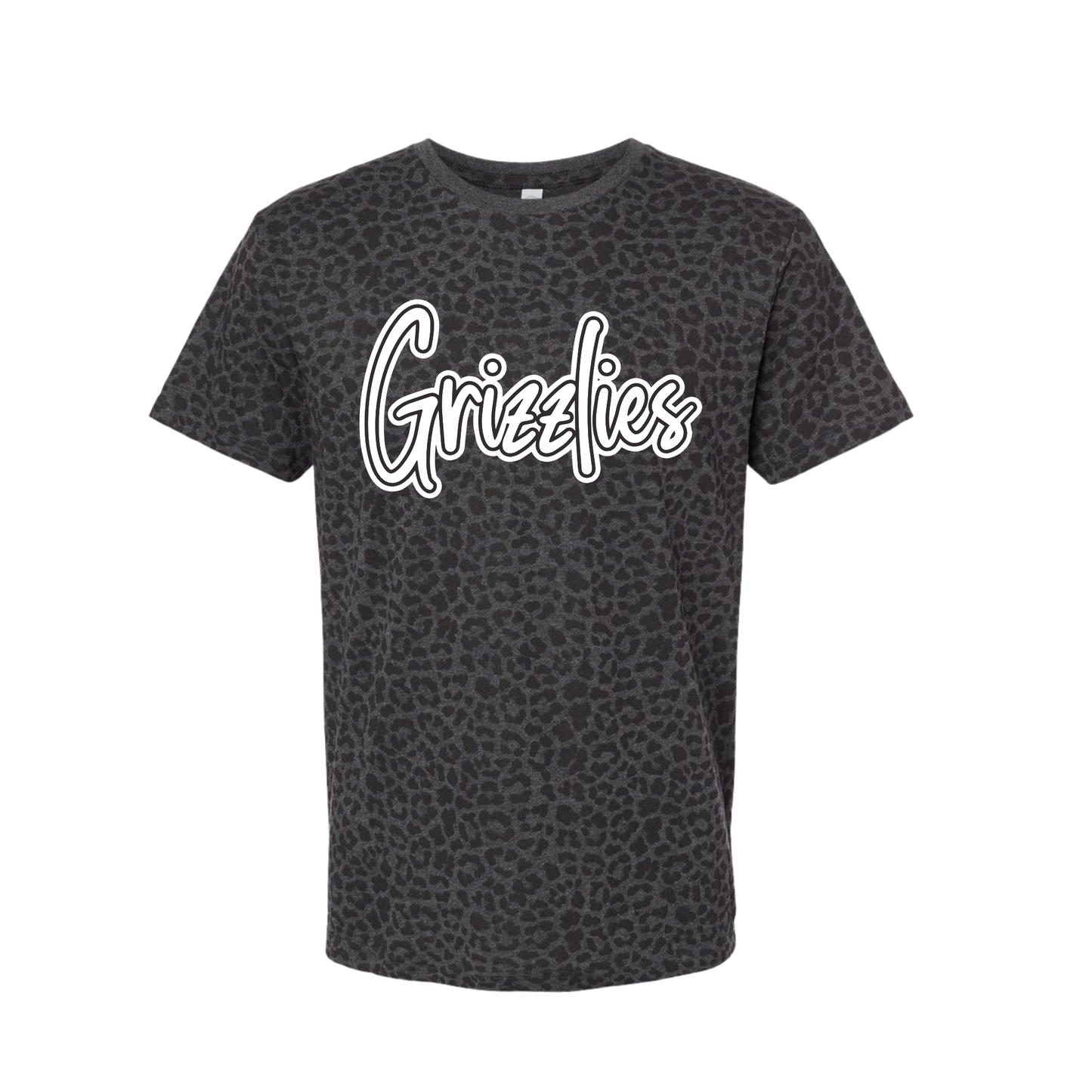 Grizzlies Black Leopard T-Shirt