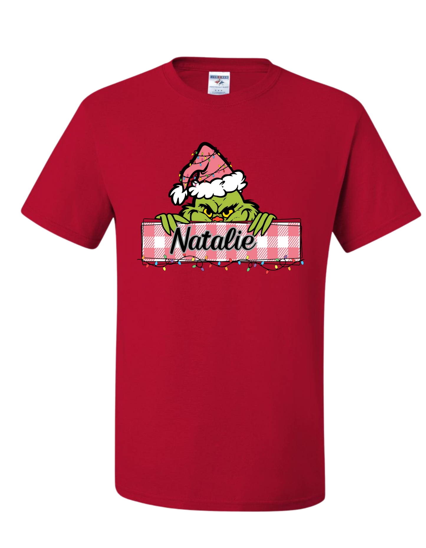 GIRLS Kids Grinch Name Custom Shirt