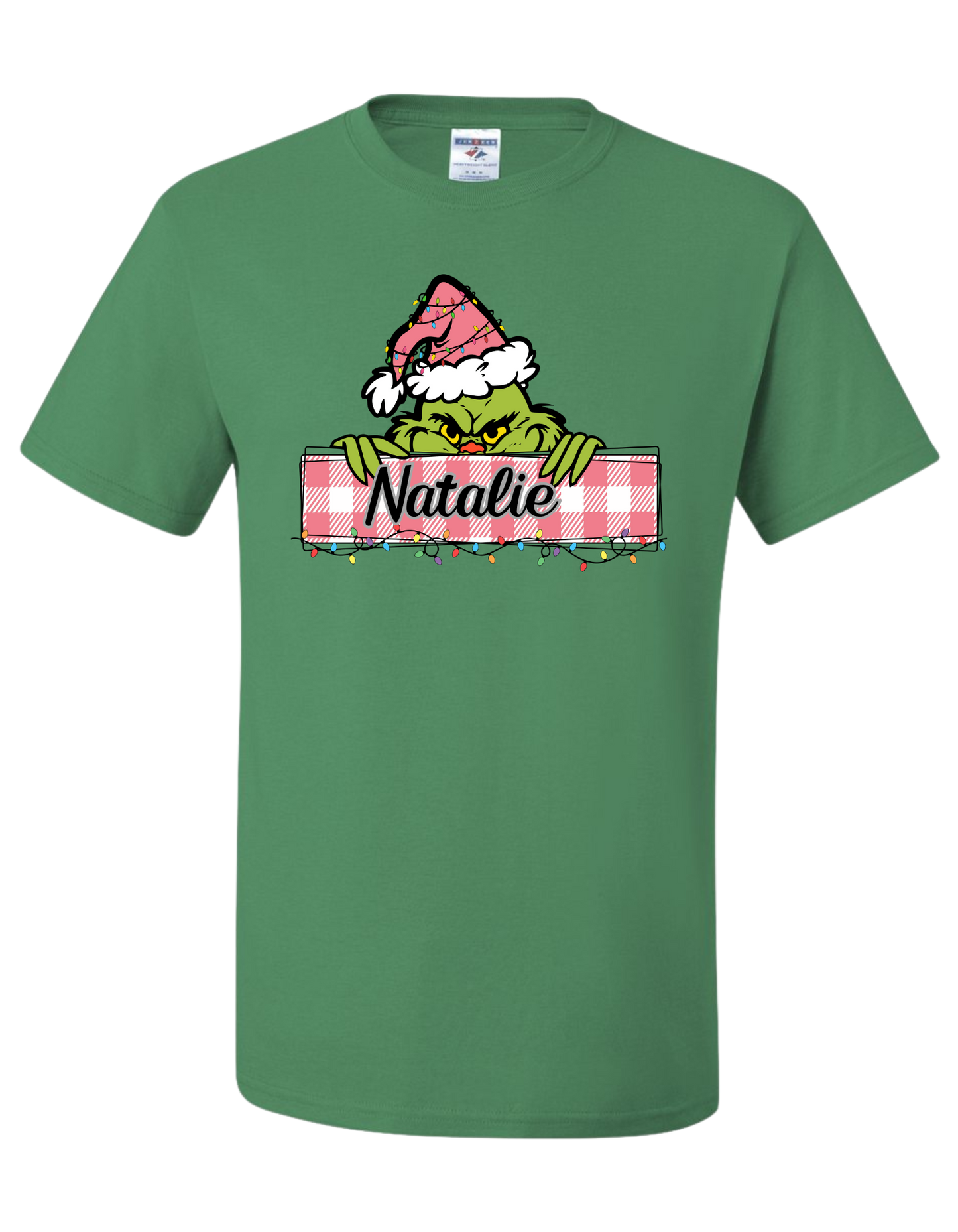 GIRLS Kids Grinch Name Custom Shirt