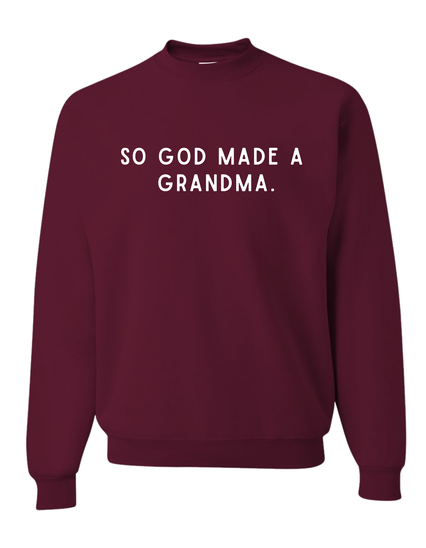 So GOD Made A CUSTOM Name Crewneck - READ DESCRIPTION