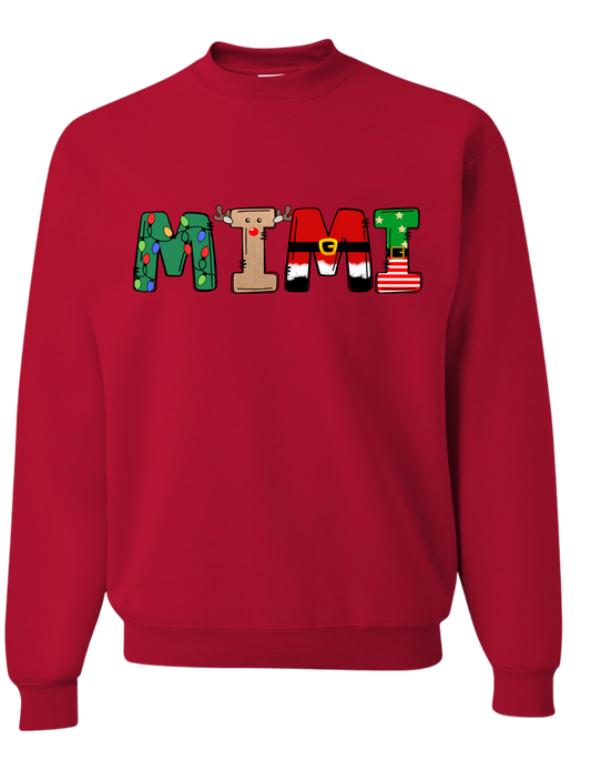 Christmas CUSTOM Name Crew/T-Shirt - READ DESCRIPTION