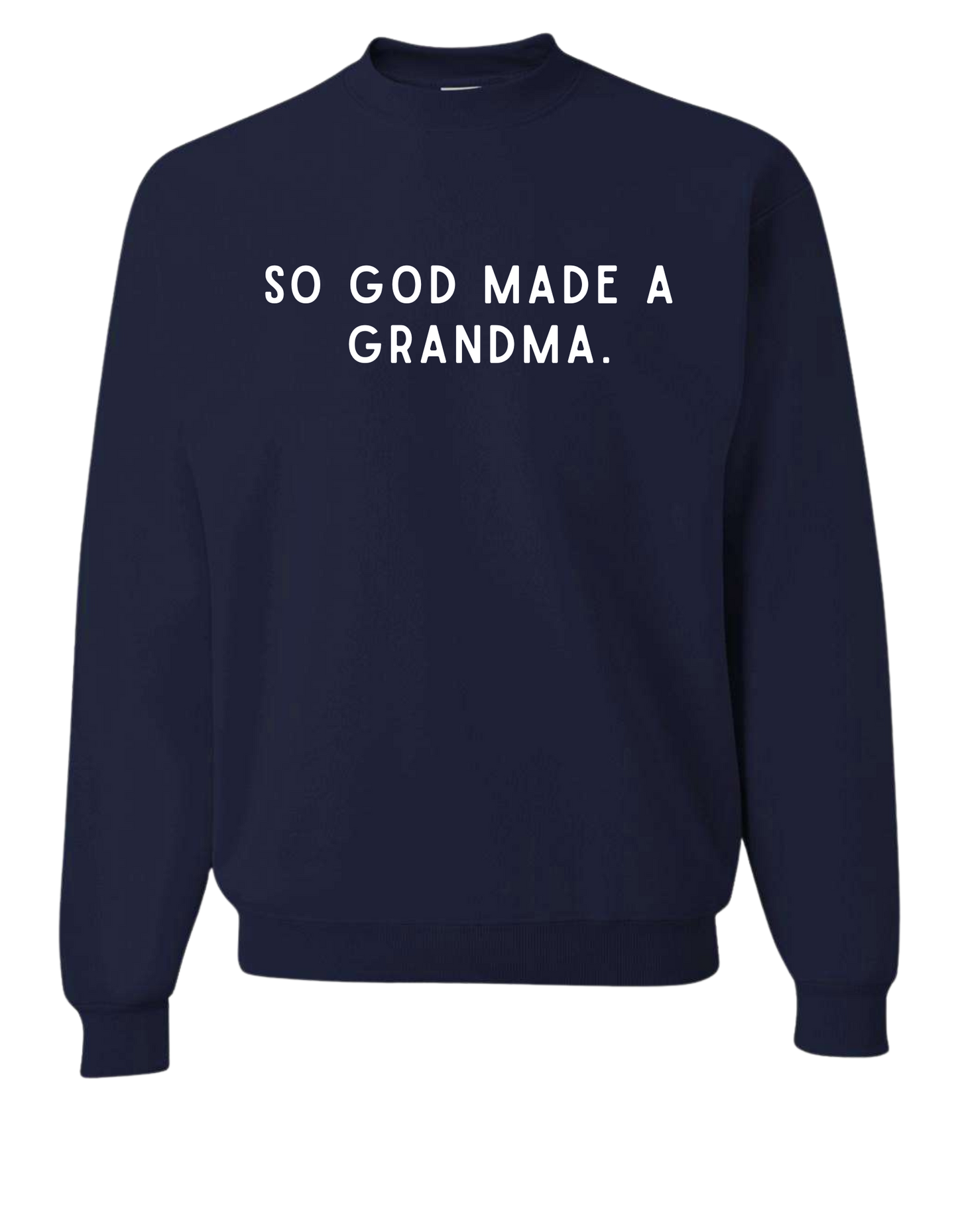 So GOD Made A CUSTOM Name Crewneck - READ DESCRIPTION