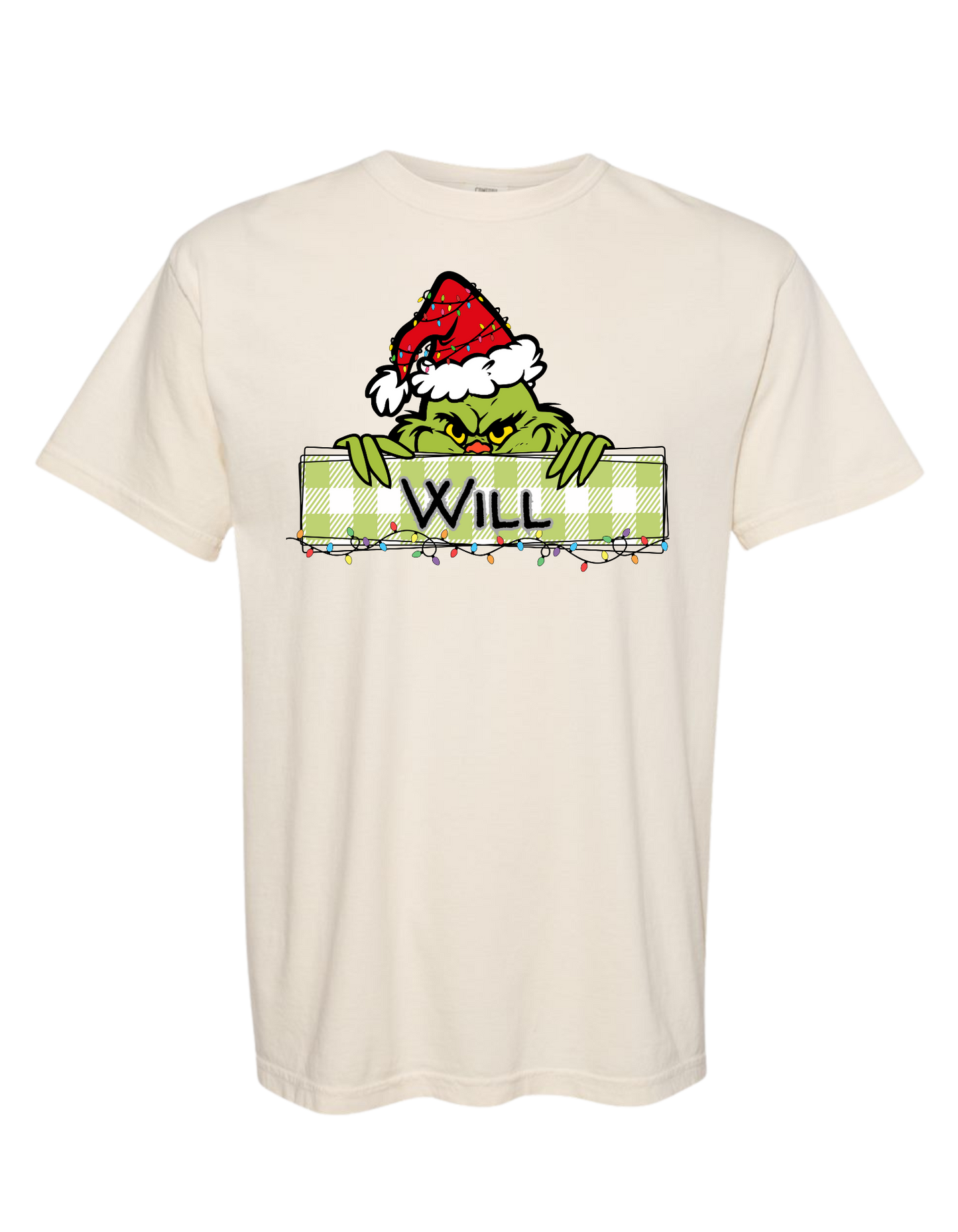 Boys Kids Grinch Name Custom Shirt