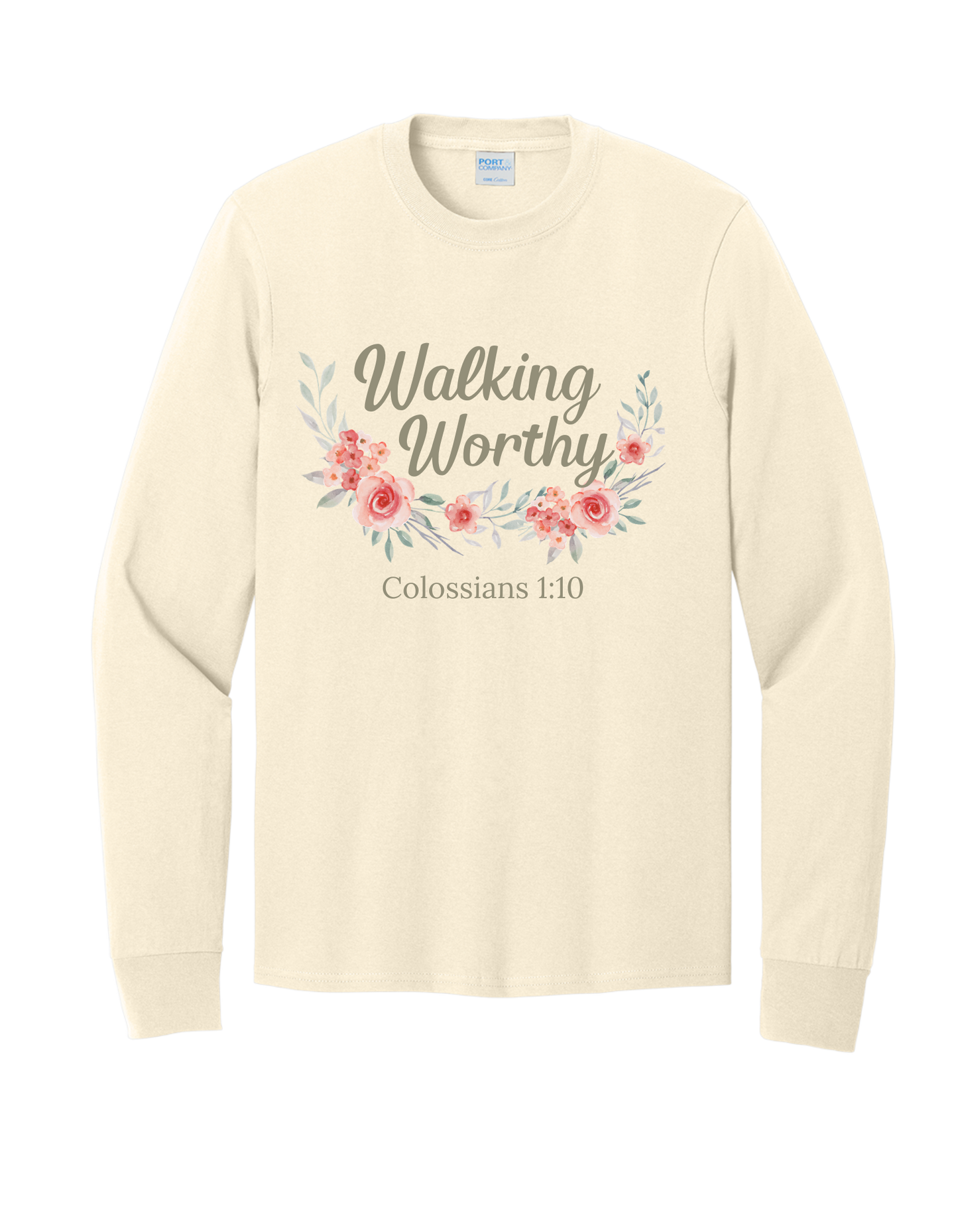 Walking Worthy Long Sleeve T-Shirt