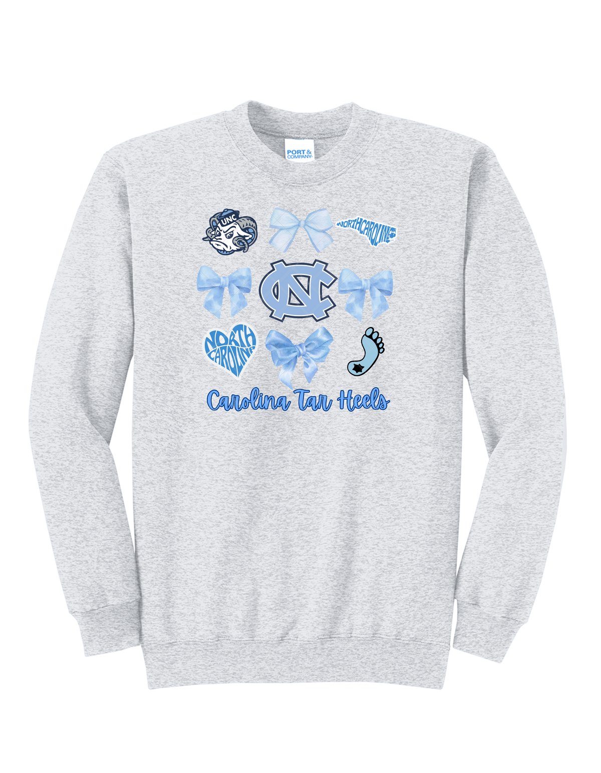 Tarheels Coquette Sweatshirt