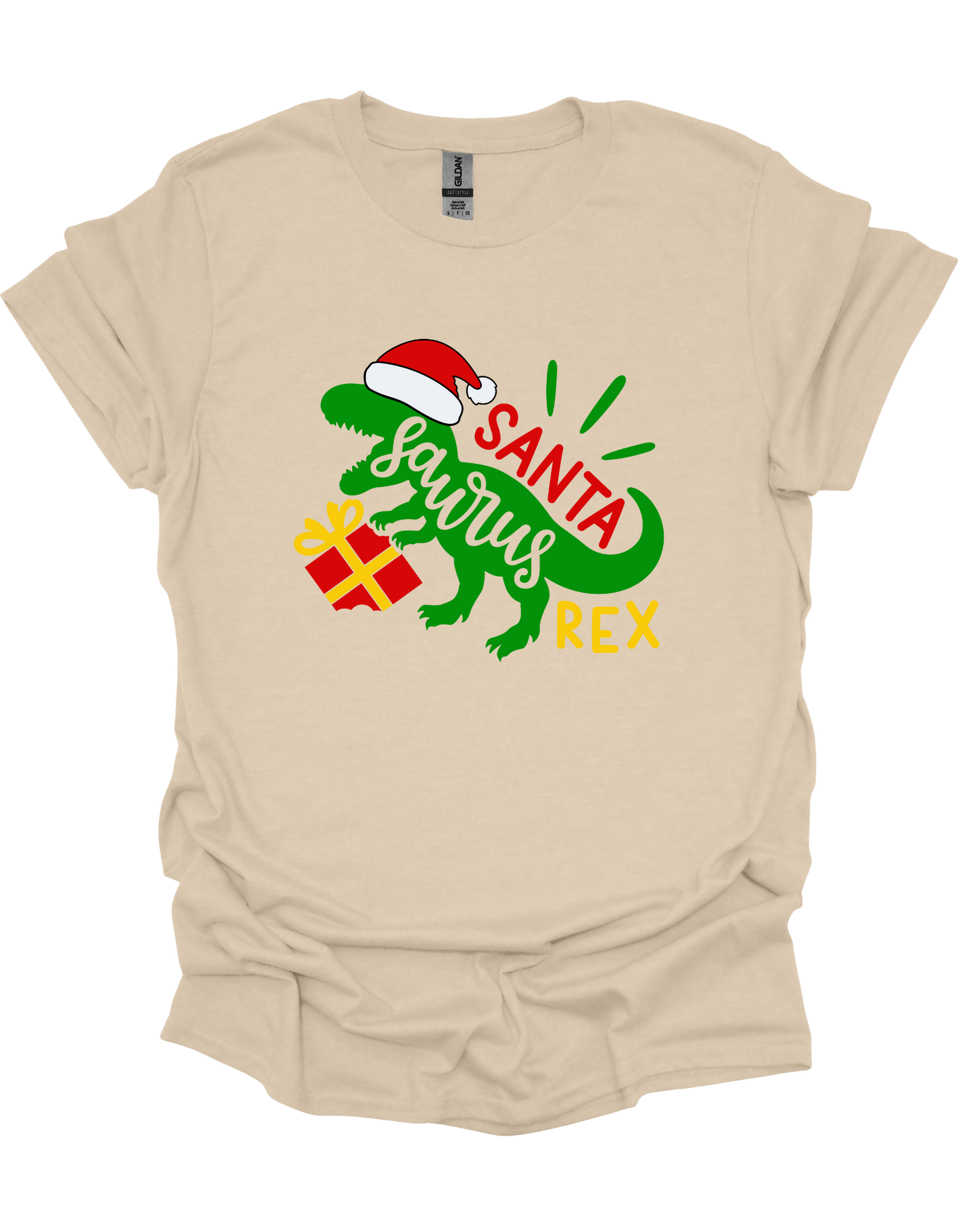 Santa Saurus Rex T-Shirt
