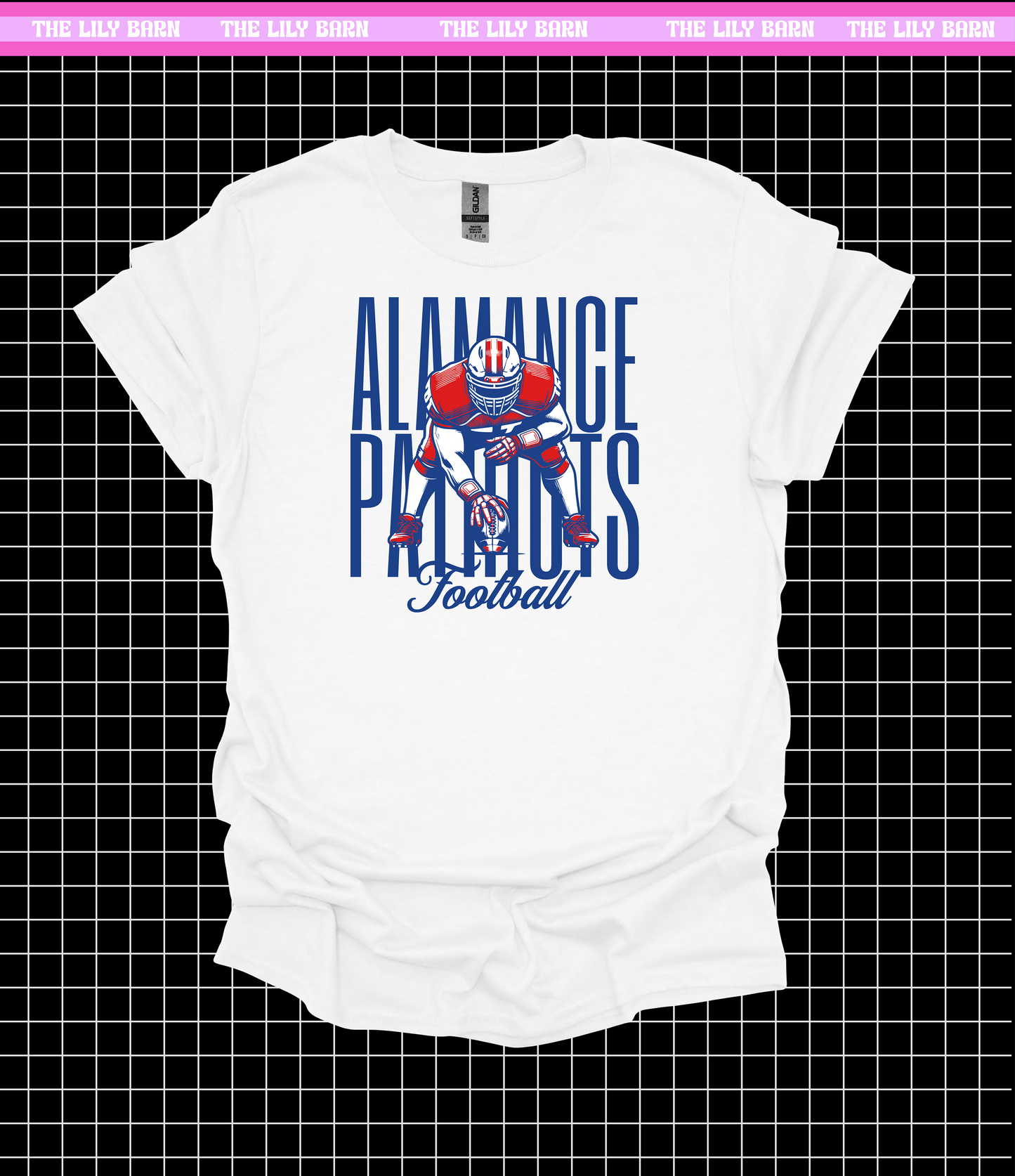 YOUTH Alamance Patriots Football Stance T-Shirt
