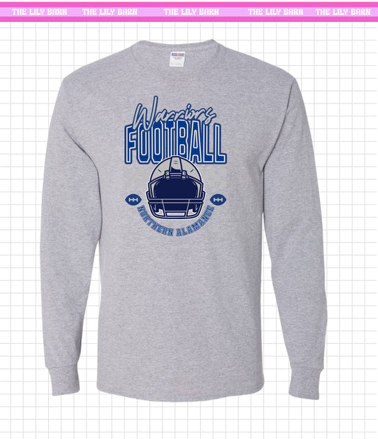 YOUTH Warriors Football Long Sleeve