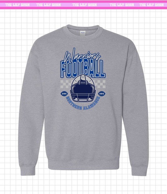 YOUTH Warriors Football Crewneck