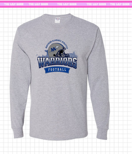 YOUTH Warriors NA Football Helmet Long Sleeve