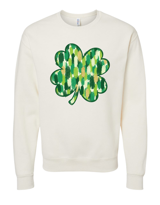 Camo Clover Crewneck