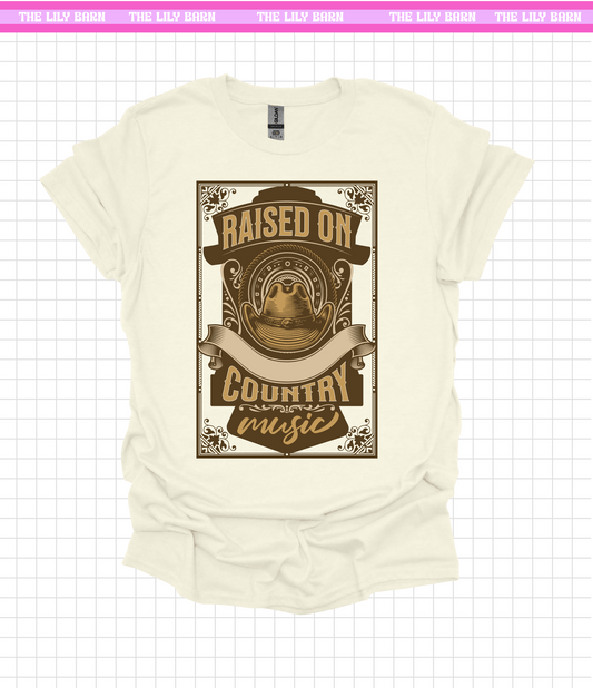 Raised on Country Music T-Shirt