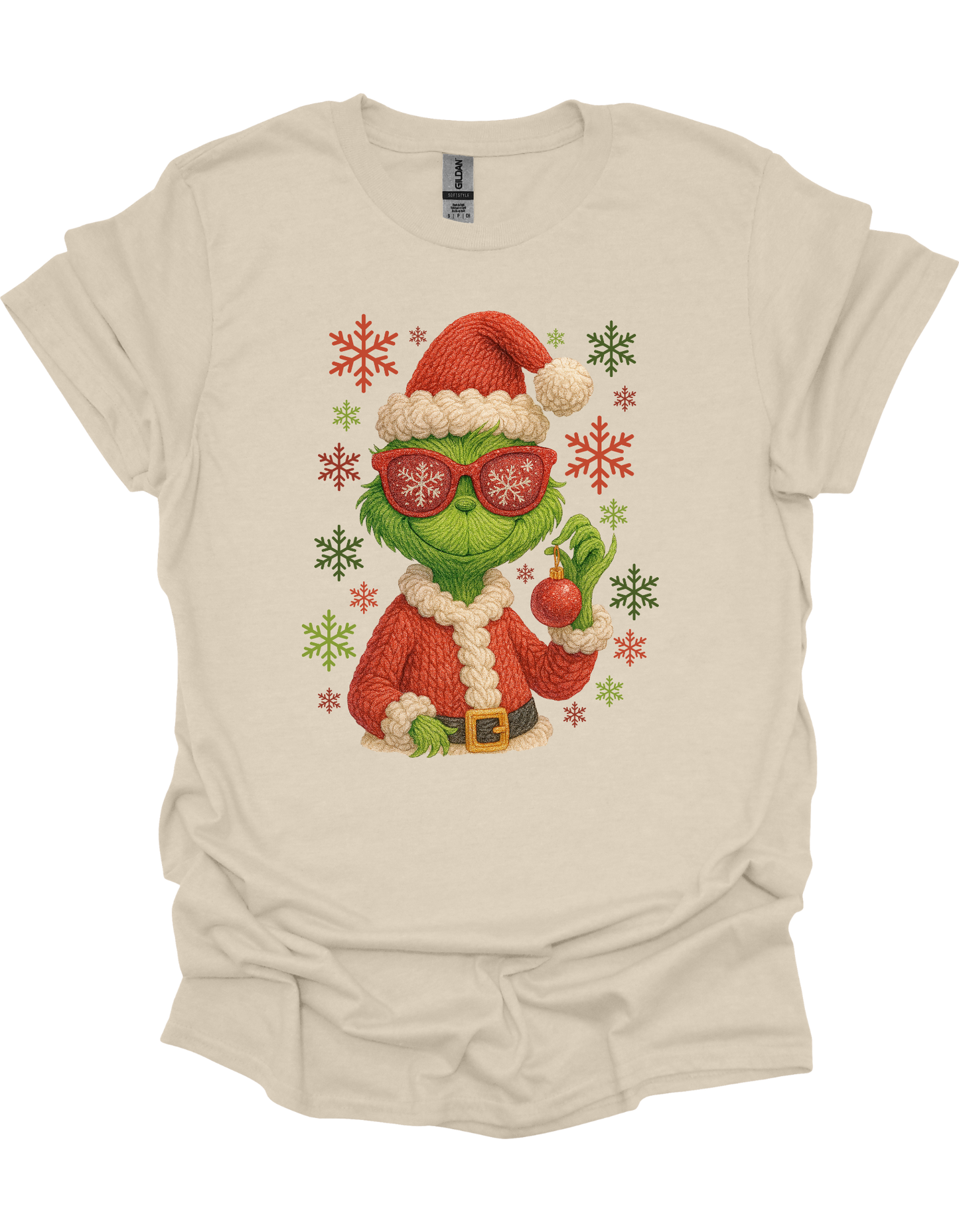 Grinch Snowflakes T-Shirt