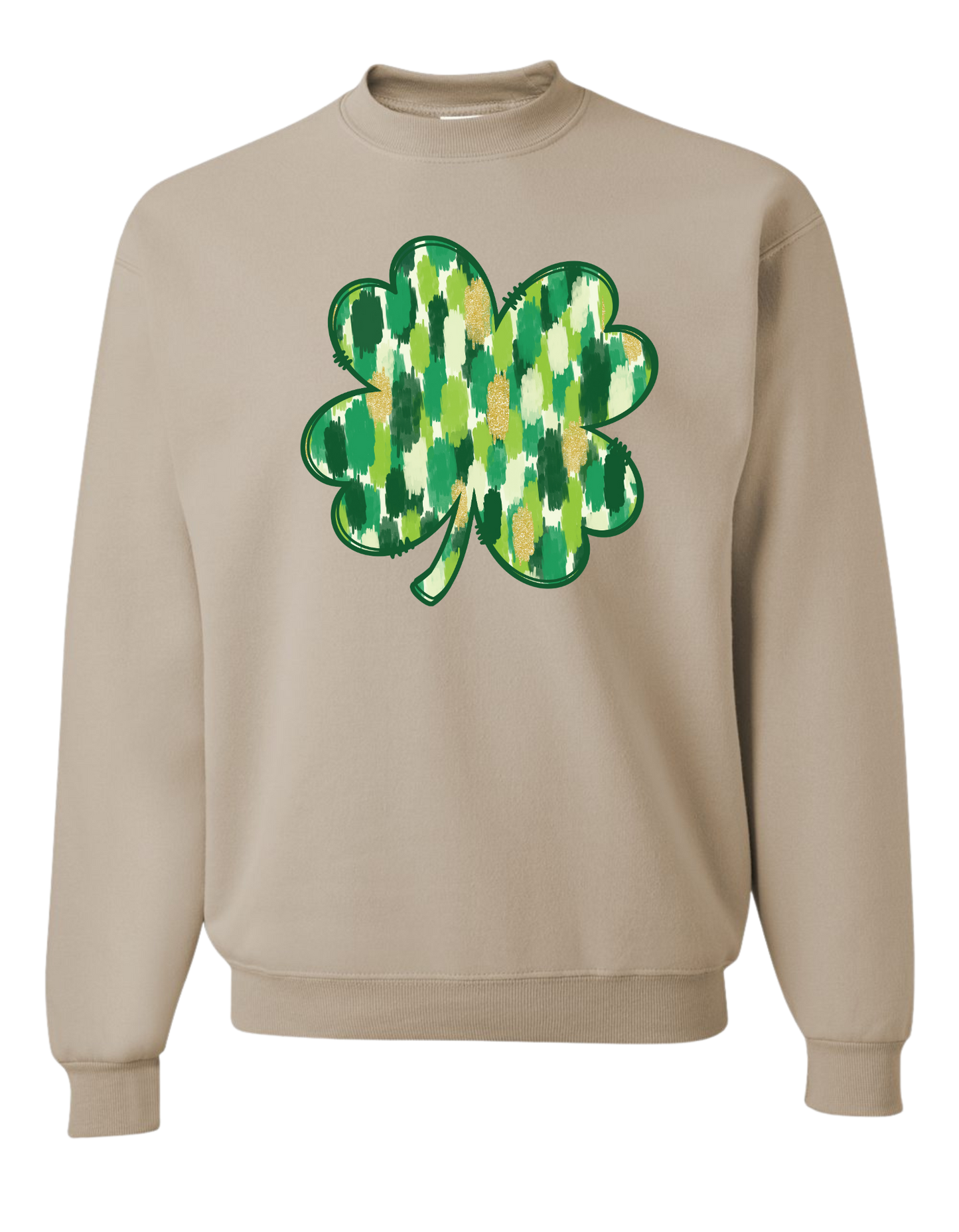 Camo Clover Crewneck