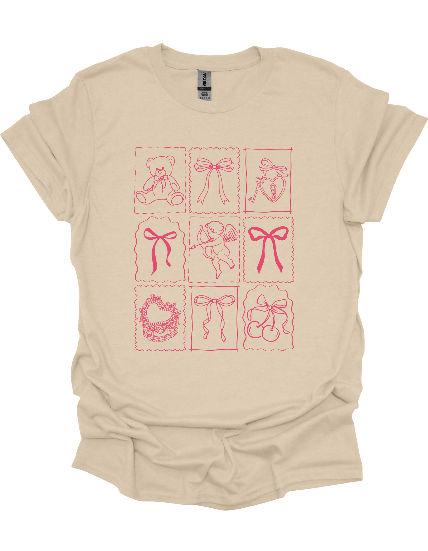 Valentine's Coquette Bow T-Shirt