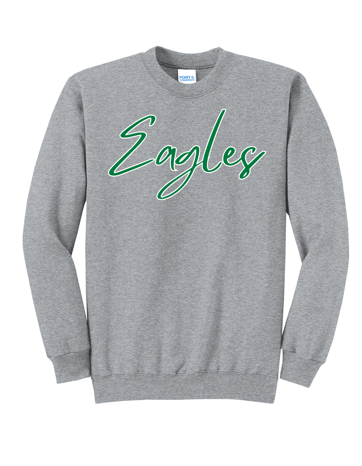 Cursive Eagles Crewneck