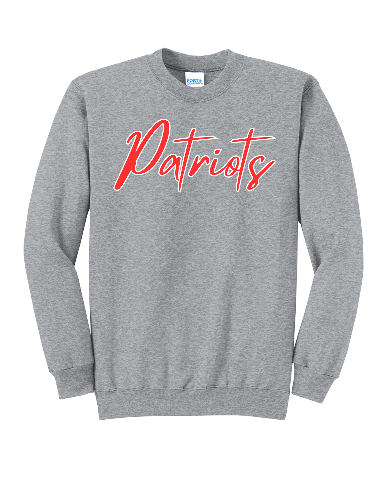 Cursive Patriots Crewneck