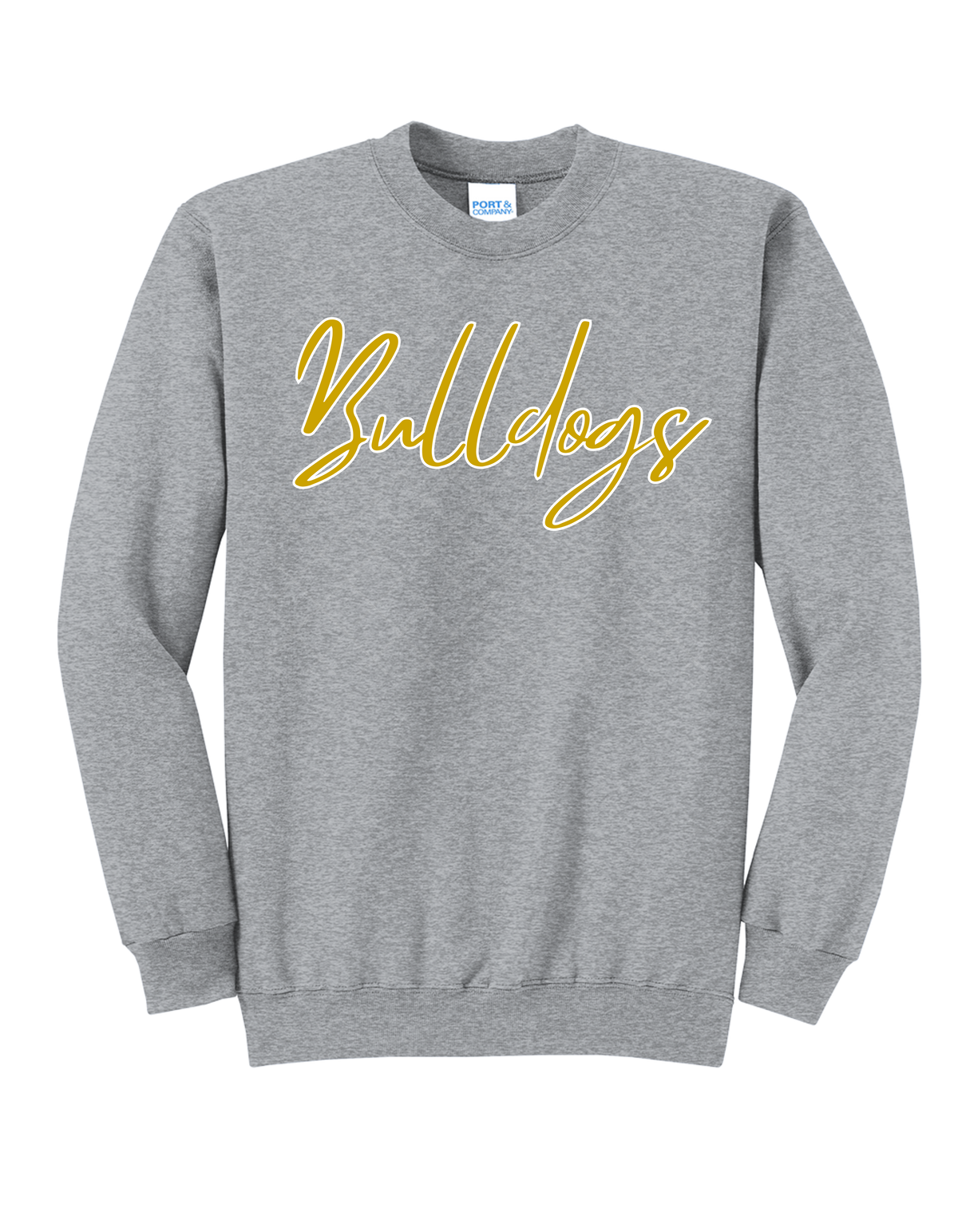 Cursive Bulldogs Crewneck