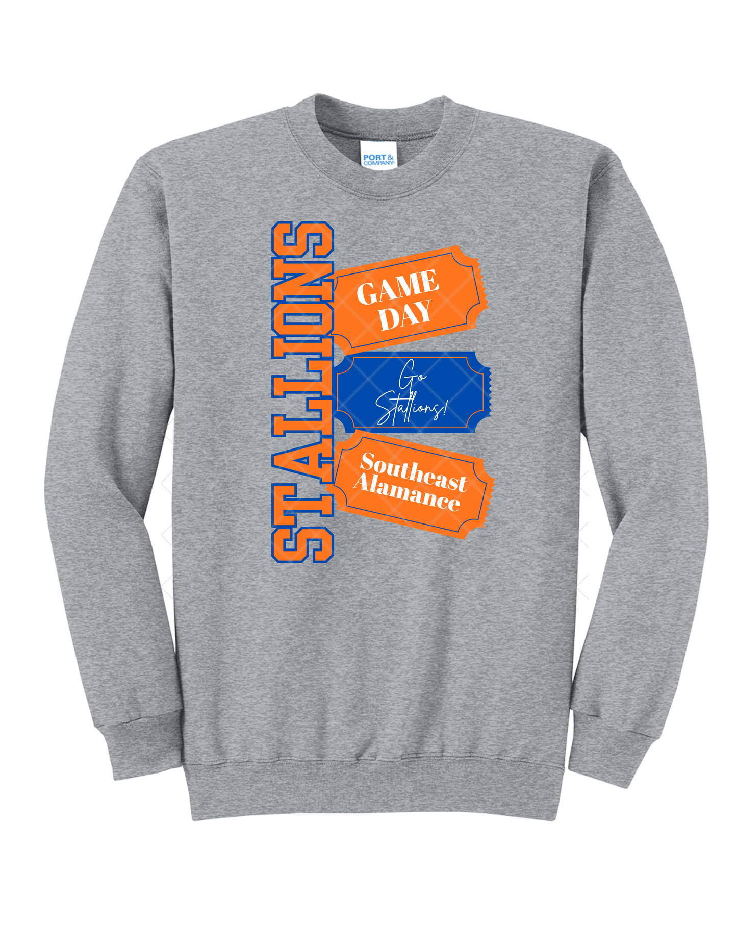 Stallions Ticket Crewneck
