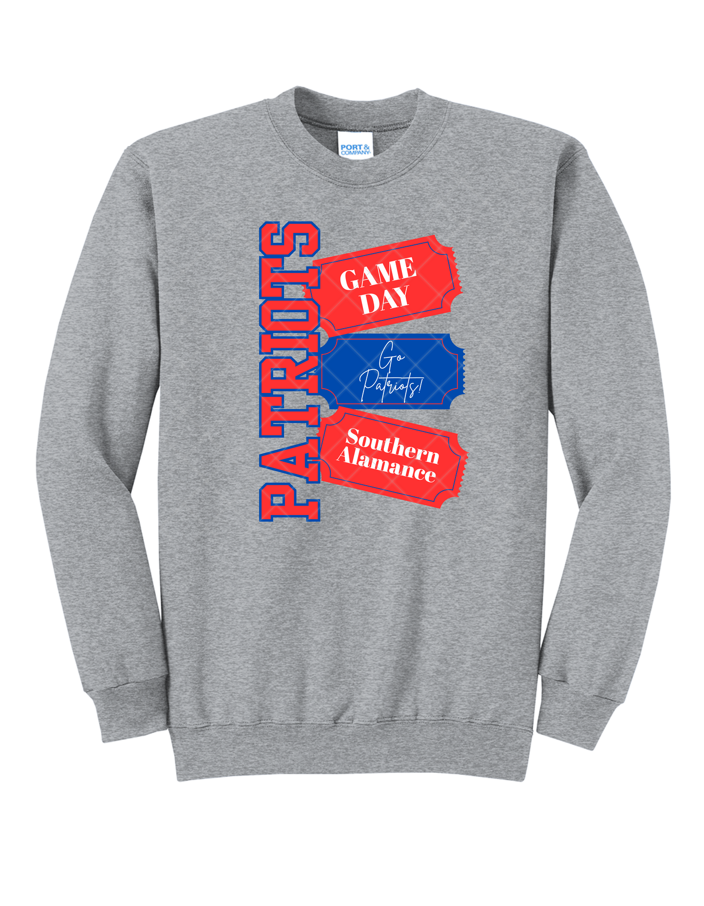 Patriots Ticket Crewneck