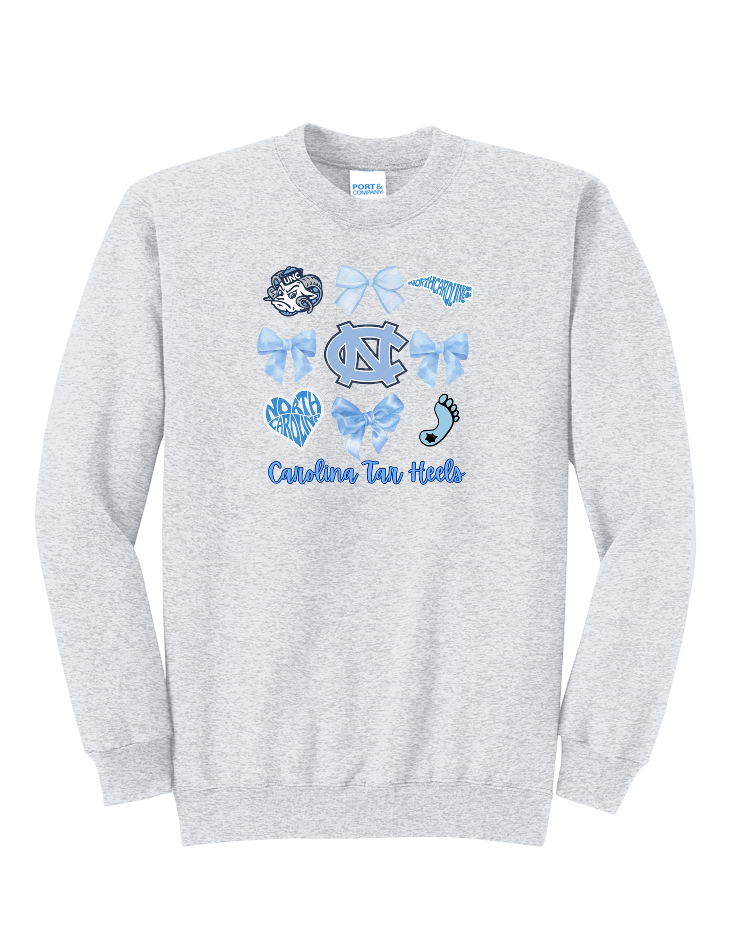 Tarheels Coquette Sweatshirt