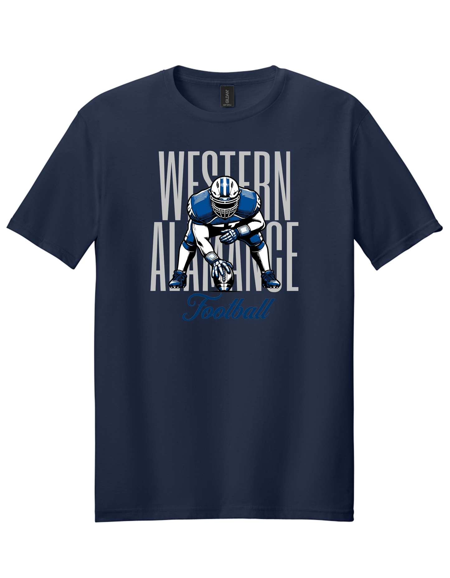 Western Football Stance T-shirt