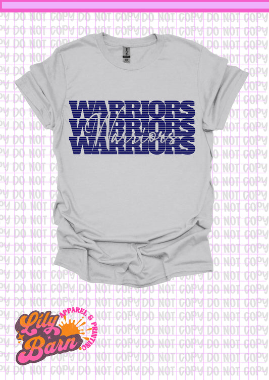 Warriors Vintage Repeat T-Shirt