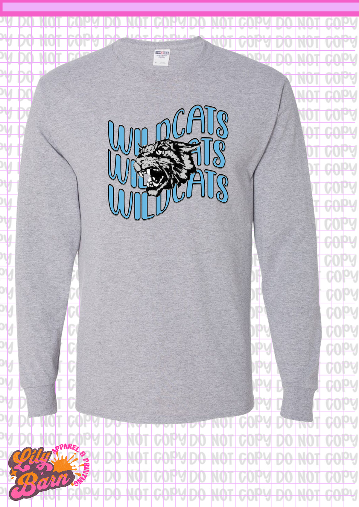 East Chapel Hill Wildcats Repeat Long Sleeve T-Shirt