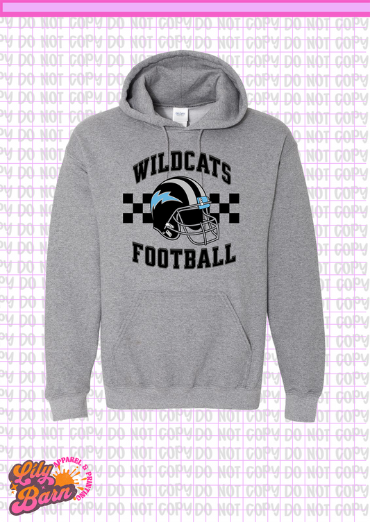 East Chapel Hill Wildcat Football Hoodie