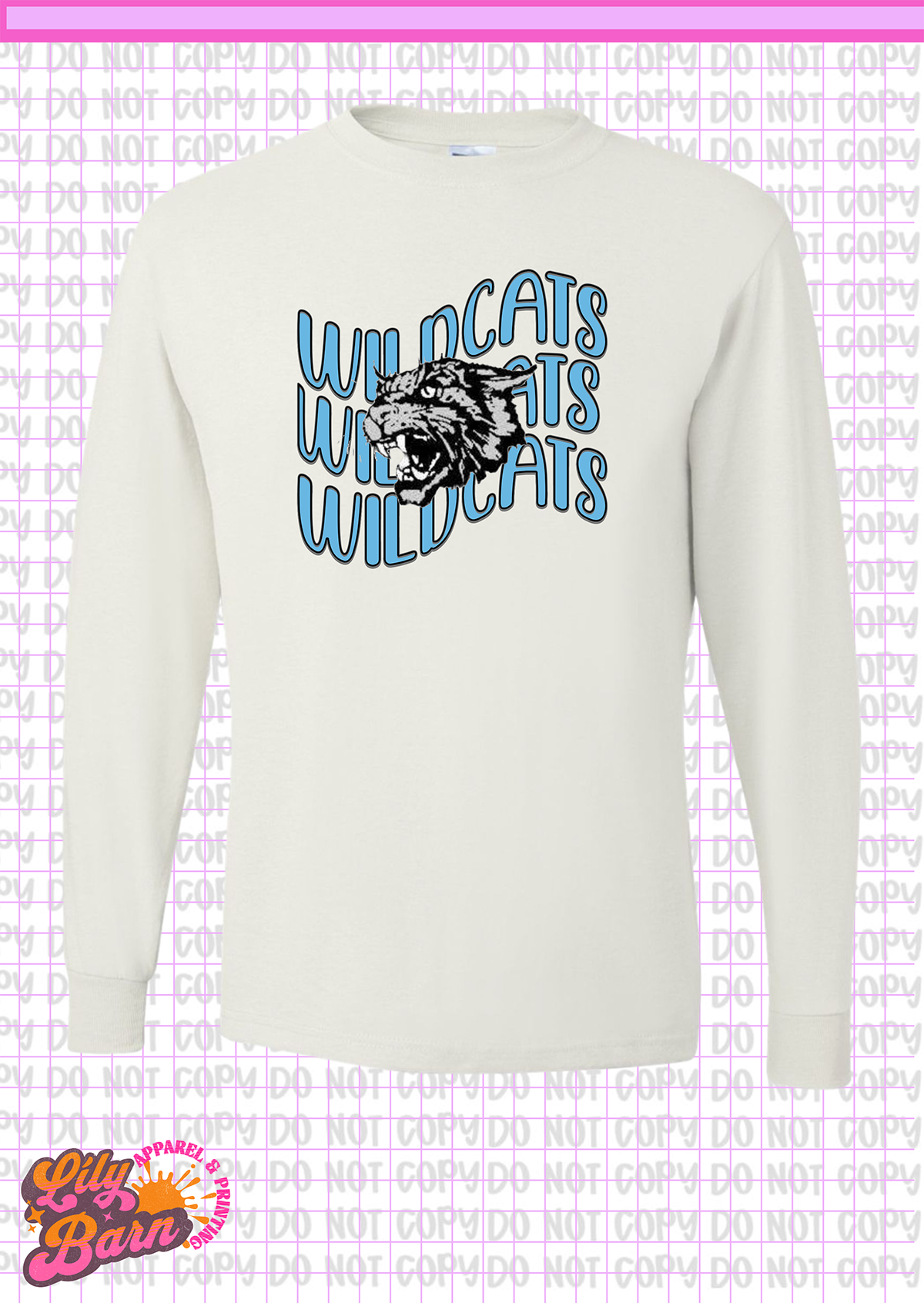 East Chapel Hill Wildcats Repeat Long Sleeve T-Shirt