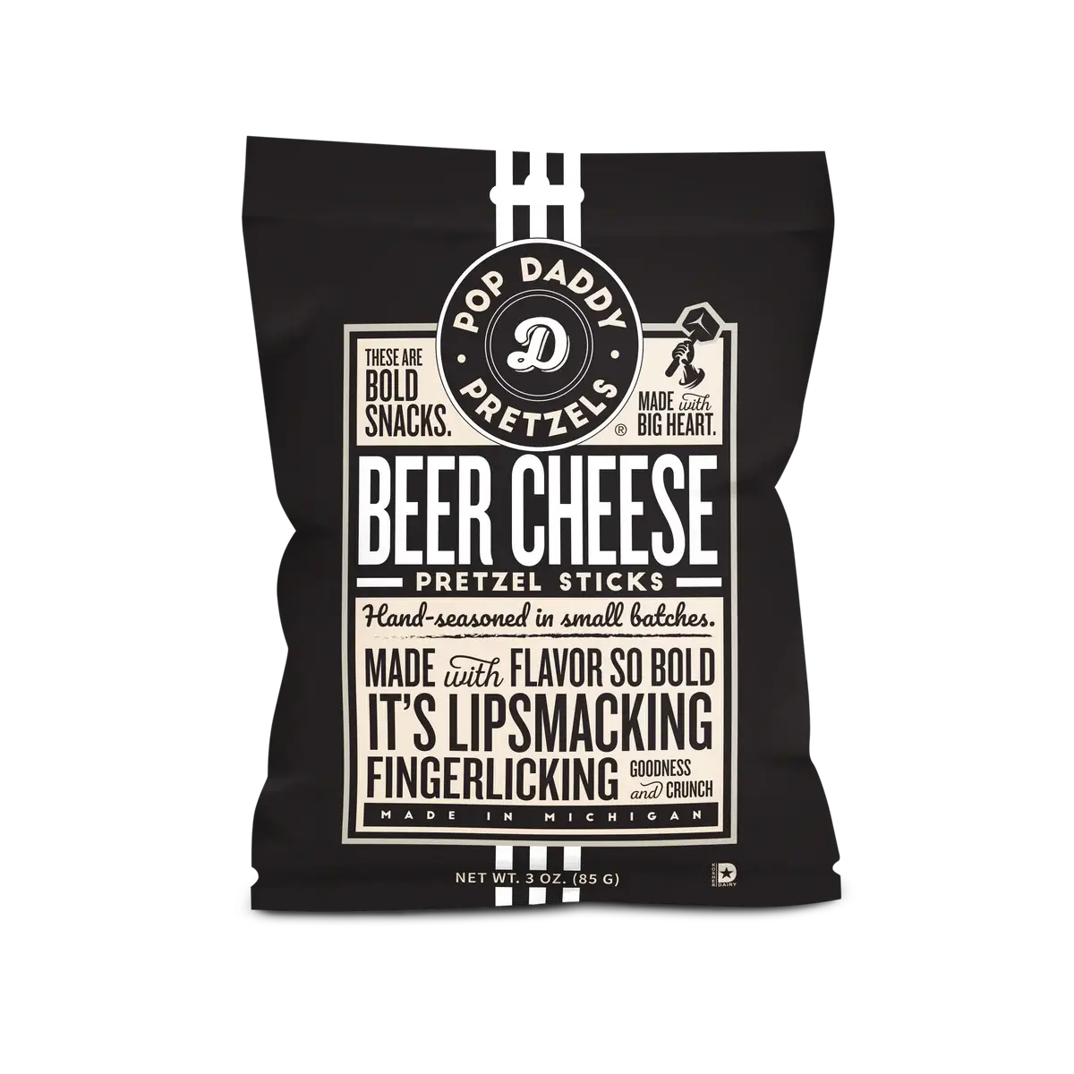 Pop Daddy –  Beer Cheese Pretzels (3 Oz.)