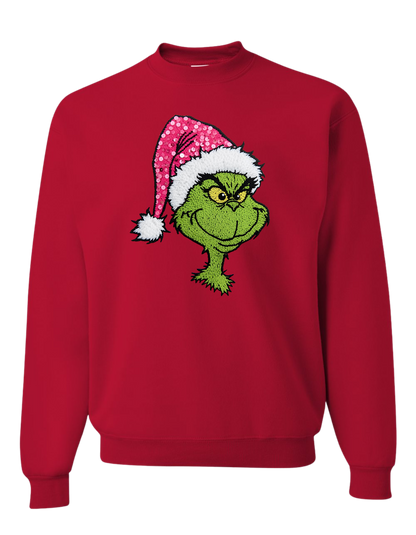 Sparkle Grinch Crewneck