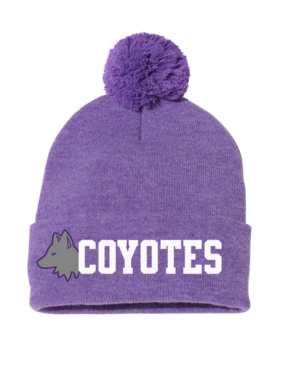 Coyotes Pom Beanie
