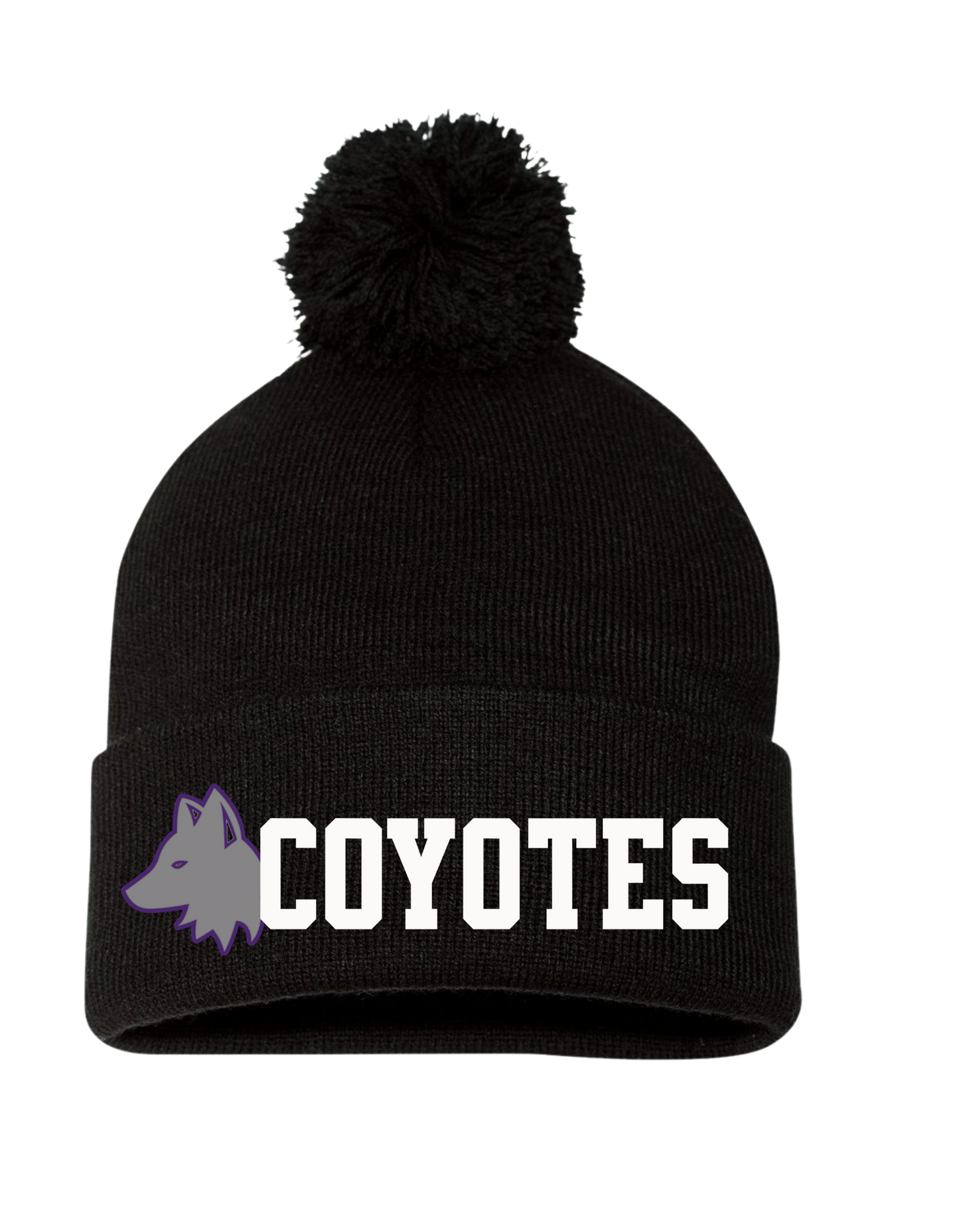 Coyotes Pom Beanie