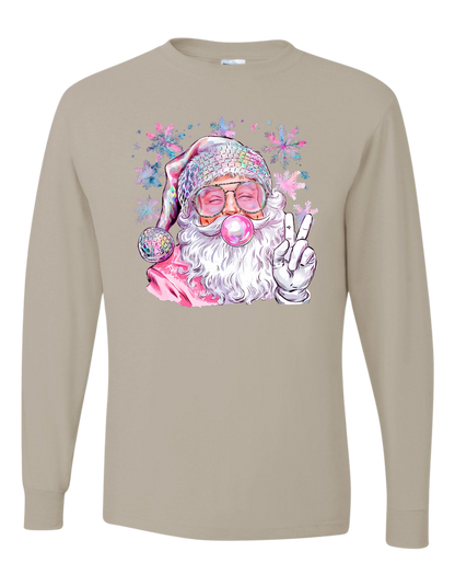 Bubblegum Santa Long Sleeve
