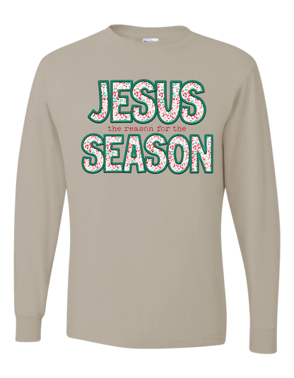Leopard Jesus is the Reason Long Sleeve