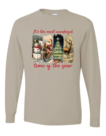 Vintage It's The Most Wonderful Time Long Sleeve