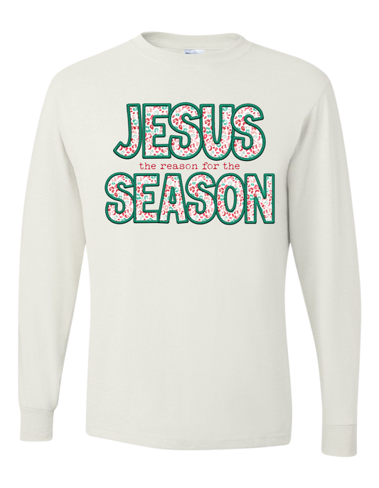 Leopard Jesus is the Reason Long Sleeve