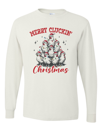 Merry Cluckin' Christmas Long Sleeve