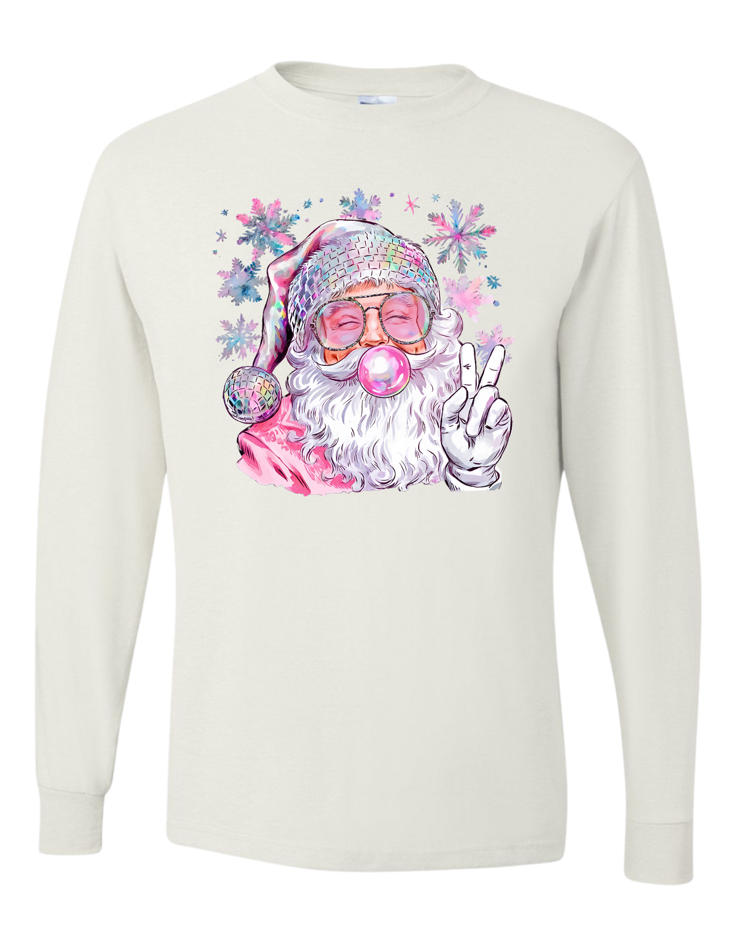 Bubblegum Santa Long Sleeve